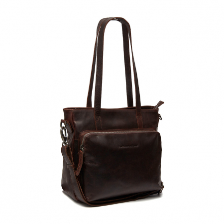 Genti de zi - Geanta dama din piele naturala, The Chesterfield Brand, Alicante, Maro inchis