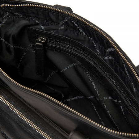 Geanta dama din piele naturala, The Chesterfield Brand, Alicante, Negru [3]