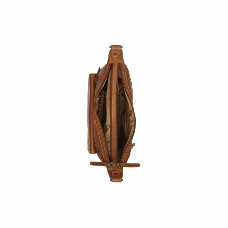 Geanta dama din piele naturala, The Chesterfield Brand, Bryson, Maro coniac [2]
