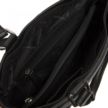 Geanta dama din piele naturala, The Chesterfield Brand, Napoli, Negru [4]