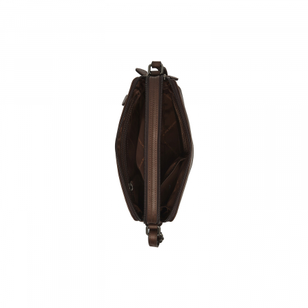 Geanta mica dama din piele naturala, The Chesterfield Brand, Nebraska, Maro inchis [2]