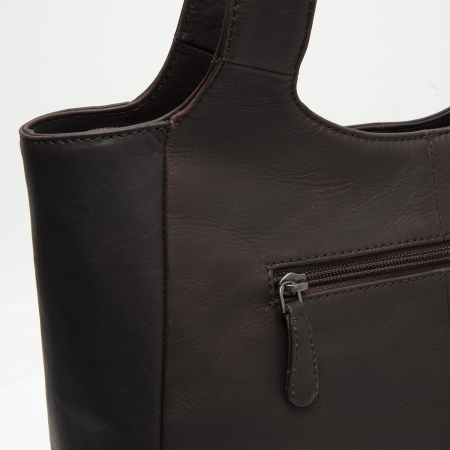 Geanta dama din piele naturala, The Chesterfield Brand, Tofino, Maro inchis [4]