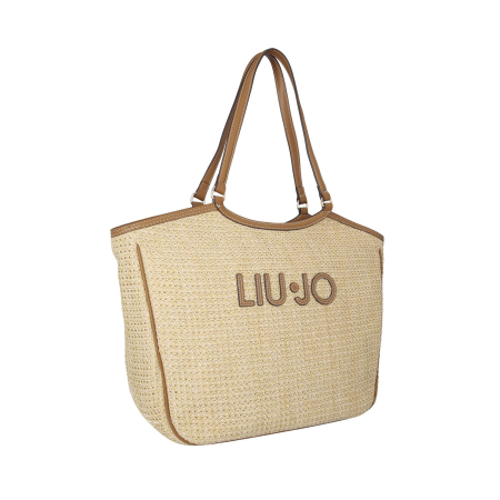 Posete - Geantă Damă Liu Jo, Model Ferielle, AA6208, Bej natural