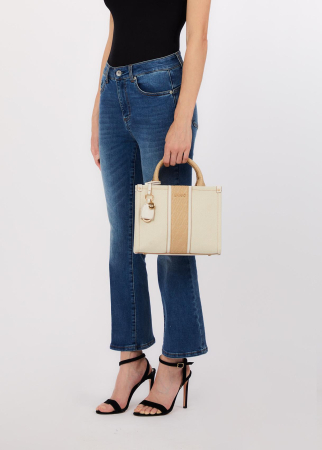 Geantă Damă Liu Jo, Model Ridhi, AA6192, Crem [9]