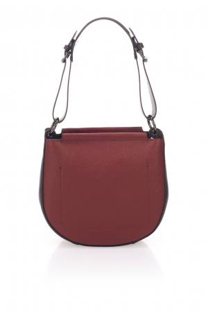 Geanta dama Massimo Castelli, din piele naturala, model 17020, Bordo [2]