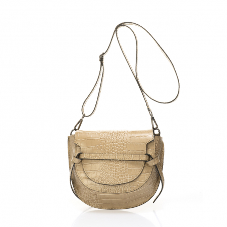 Geanta dama Massimo Castelli, din piele naturala, Krole 1387T, Taupe [1]