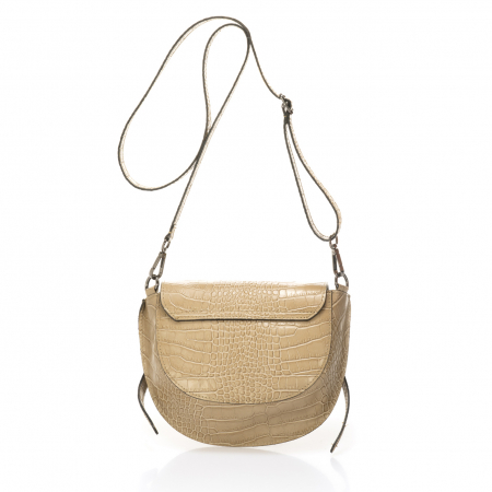 Geanta dama Massimo Castelli, din piele naturala, Krole 1387T, Taupe [3]