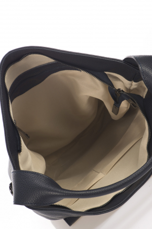 Geanta dama Massimo Castelli, din piele naturala, model 17001, Bleumarin [3]