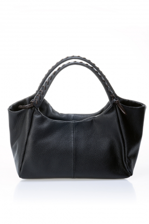Genti de zi - Geanta dama Massimo Castelli, din piele naturala, model 2640, Negru