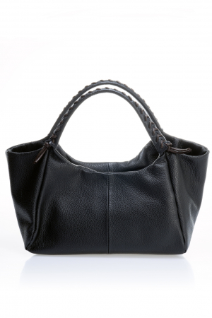 Geanta dama Massimo Castelli, din piele naturala, model 2640, Negru [2]