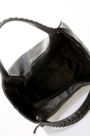 Geanta dama Massimo Castelli, din piele naturala, model 2640, Negru [3]
