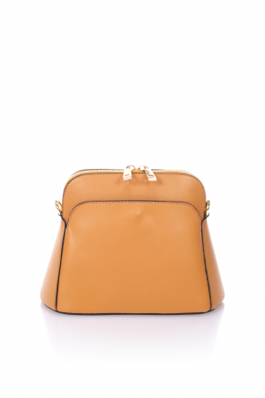 Genti de zi - Geanta dama Massimo Castelli, din piele naturala, model 5254, Maro coniac