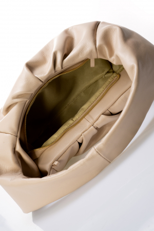 Geanta dama Massimo Castelli, din piele naturala, model 6234, Bej [2]