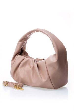 Genti de zi - Geanta dama Massimo Castelli, din piele naturala, model 6234, Bej