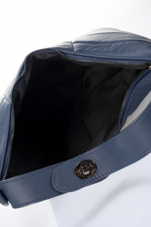 Geanta dama Massimo Castelli, din piele naturala, model 6236, Bleumarin [3]