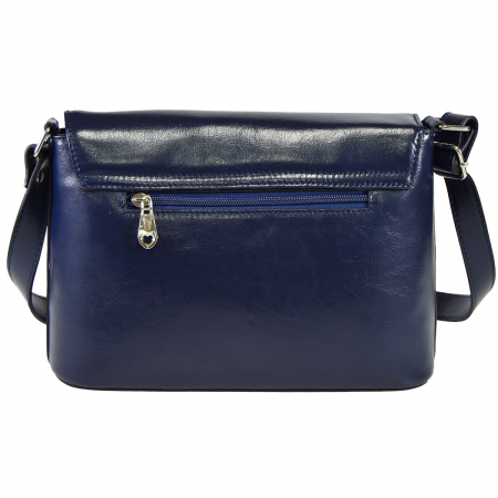 Geanta dama din piele naturala, model 229, Bleumarin [2]