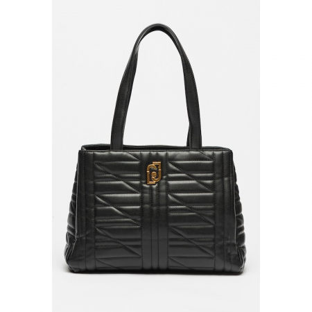 Geanta dama, shopper cu borseta inclusa, Liu Jo, AF3120 Negru [1]