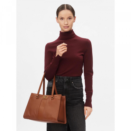 Genti de zi - Geanta dama, shopper Liu Jo, AA4024, Maro coniac