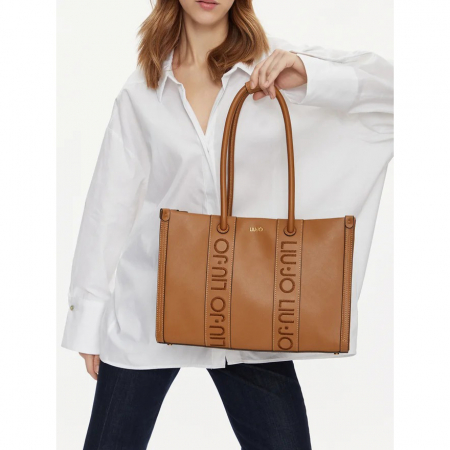 Geanta dama shopper Liu Jo, AA4097, Maro coniac