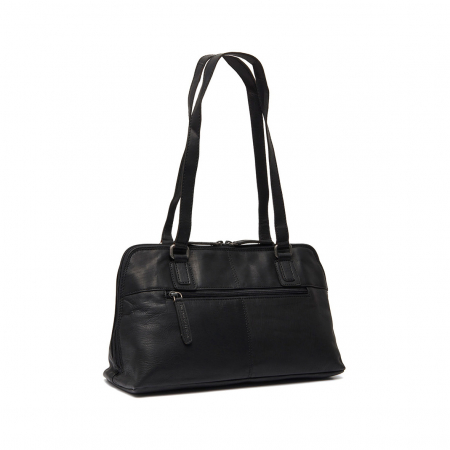 Geanta de dama, The Chesterfield Brand, din piele naturala de umar,Santorini, Negru [4]