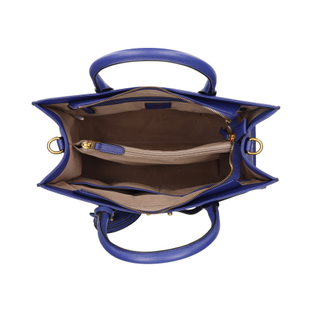 Geanta dama tote bag, Picard, Chic Way, piele naturala Albastru Royal [2]