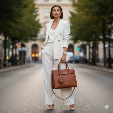 Geanta dama tote bag, Picard, Chic Way, piele naturala Maro coniac [1]