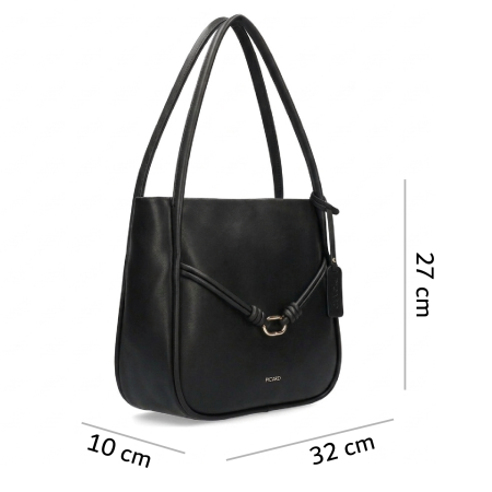 Geanta dama tote bag, Picard, Riviera, poliester, Negru [1]