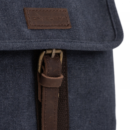Geanta de barbati, Daniel ray, din material textil, seria McKinney, Bleumarin [1]