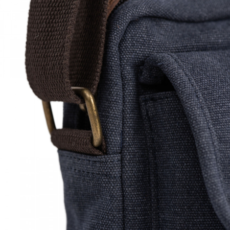 Geanta de barbati, Daniel ray, din material textil, seria McKinney, Bleumarin [3]