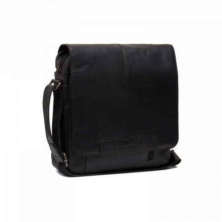Geanta de barbati din piele naturala, The Chesterfield Brand, Raphael, Negru