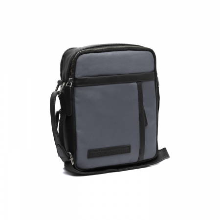 Genti - Geanta de barbati, The Chesterfield Brand, din nylon si piele, Arendal, Gri