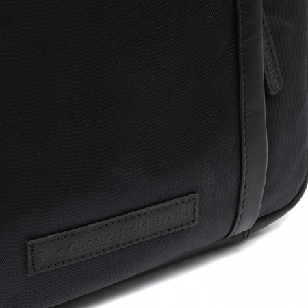 Geanta de barbati, The Chesterfield Brand, din nylon si piele, Arendal, Negru [3]