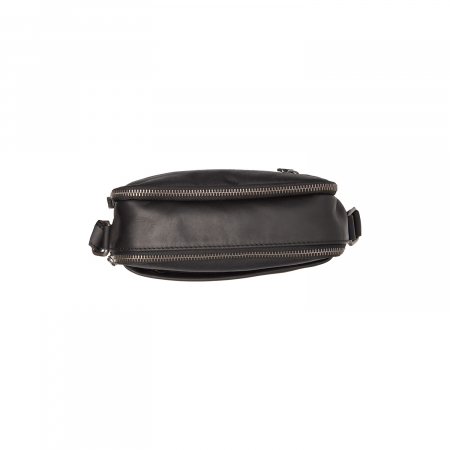 Geanta de barbati, The Chesterfield Brand, din nylon si piele, Arendal, Negru [4]