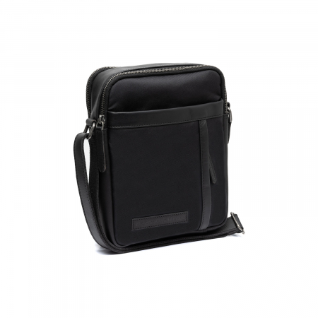 Genti - Geanta de barbati, The Chesterfield Brand, din nylon si piele, Arendal, Negru