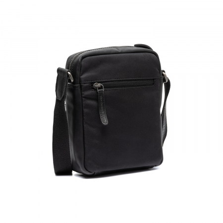Geanta de barbati, The Chesterfield Brand, din nylon si piele, Karlstad, Negru [4]