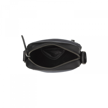 Geanta de barbati, The Chesterfield Brand, din nylon si piele, Karlstad, Gri [2]