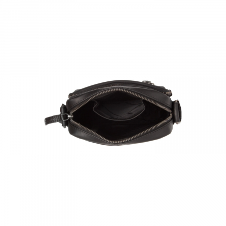Geanta de barbati, The Chesterfield Brand, din nylon si piele, Karlstad, Negru [2]
