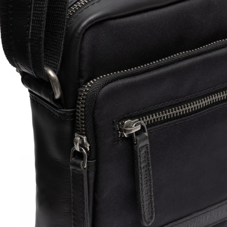 Geanta de barbati, The Chesterfield Brand, din nylon si piele, Karlstad, Negru [1]