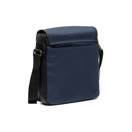 Geanta de barbati, The Chesterfield Brand, din nylon si piele, Mikeli, Bleumarin [5]