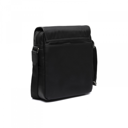 Geanta de barbati, The Chesterfield Brand, din nylon si piele, Mikeli, Negru [5]