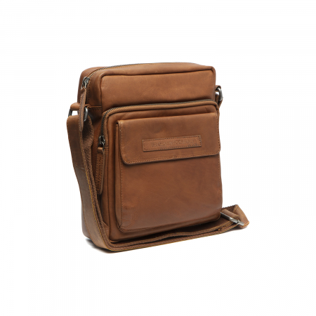Geanta de barbati The Chesterfield Brand, din piele moale, Bath, Maro coniac [1]