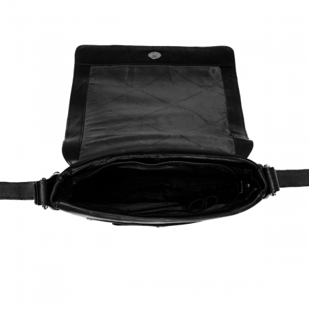 Geanta de barbati The Chesterfield Brand, din piele moale, Bodin, Negru [3]