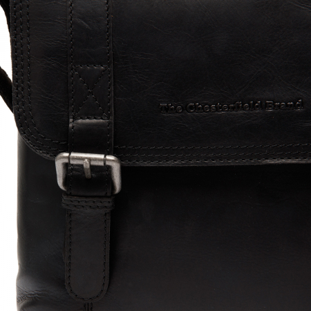 Geanta de barbati The Chesterfield Brand, din piele naturala, Adelanto, Negru [1]