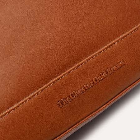 Geanta de barbati, The Chesterfield Brand, din piele naturala, Anzora, Maro coniac [1]