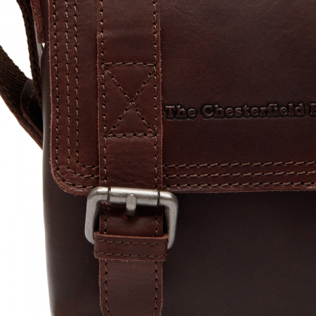 Geanta de barbati The Chesterfield Brand, din piele naturala, Ariano, Maro inchis [1]