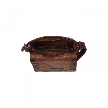 Geanta de barbati The Chesterfield Brand, din piele naturala, Ariano, Maro inchis [4]