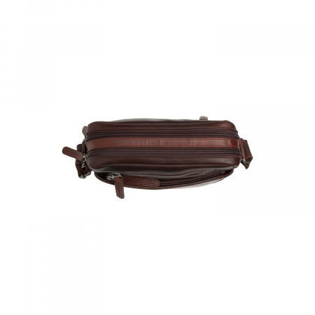 Geanta de barbati The Chesterfield Brand, din piele naturala, Arnhem, Maro inchis [1]