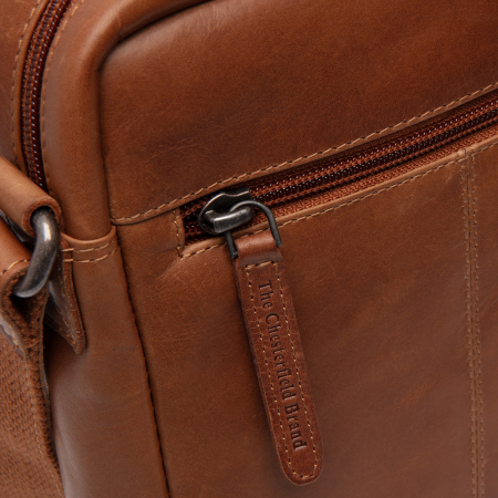 Geanta de barbati, The Chesterfield Brand, din piele naturala, Laveno, Maro coniac [4]