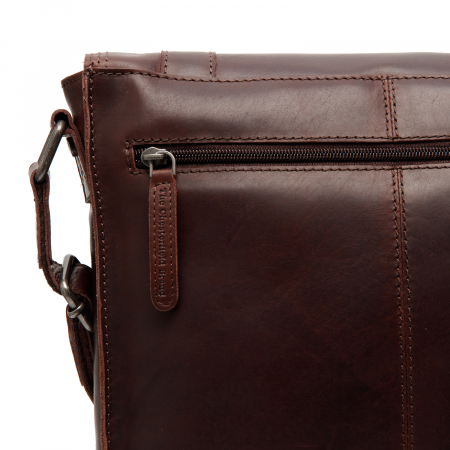 Geanta de barbati The Chesterfield Brand, din piele naturala, Matera, Maro inchis [4]