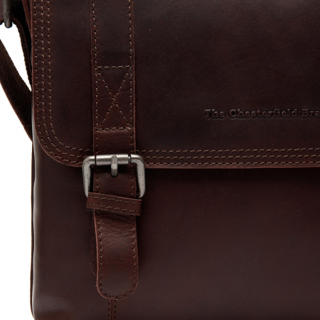 Geanta de barbati The Chesterfield Brand, din piele naturala, Matera, Maro inchis [1]